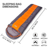 Camping Sleeping Bag Kids Adults Waterproof Lightweight Backpacking HomeQuill