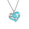 TrendCo™ Hollow Chain Boho Lady's Sea Turtle Heart Pendant