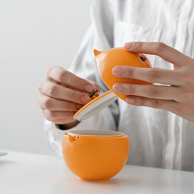 HomeMod™ Orange Tea Set