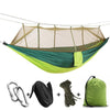 Hammock with Mosquito Bug Net - Camping, Portable, Outdoor HomeQuill Light Green/Green