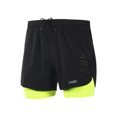 Flexco™ Men's 2-in-1 Running Sport Shorts