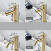 HomeQuill™ Solid Brass Gold-Brushed Faucet