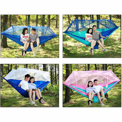 Hammock with Mosquito Bug Net - Camping, Portable, Outdoor HomeQuill