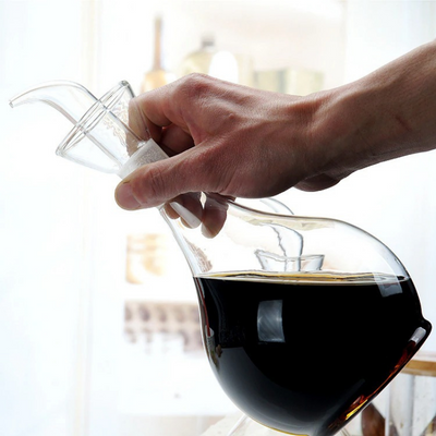 HomeQuill™ Nordic Style Glass Oil & Vinegar Bottle