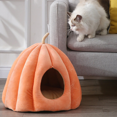 Furco™ Pumpkin Cat Bed