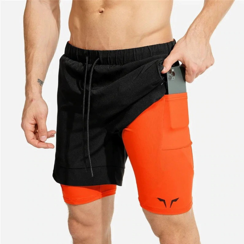 Flexco™ Men's Double Layer Training Shorts