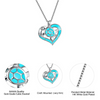 TrendCo™ Hollow Chain Boho Lady's Sea Turtle Heart Pendant