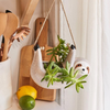 HomeQuill™ Ceramic Hanging Sloth Plant Pot