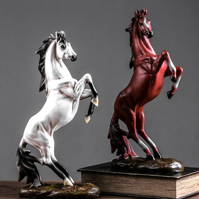 HomeQuill™ European Vintage Horse Statue