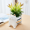 HomeQuill™ Minimalist Japanese Cat Flower Pots