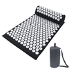 Acupressure Mat for Massage, Relaxation, Pain HomeQuill Black Mat with Pillow