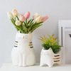 HomeQuill™ Minimalist Japanese Cat Flower Pots