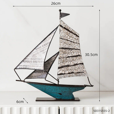 DenQuill™ Mediterranean Style Sailboat