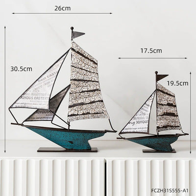 DenQuill™ Mediterranean Style Sailboat
