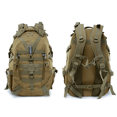 LegionCo™ 40L Premium Army MOLLE Tactical Backpack BlueRove Plain Khaki