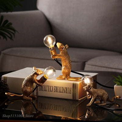 HomeQuill™ Mouse Table Lamp