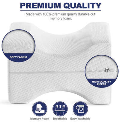 OrthoCloud™ Memory Foam Leg Pillow HomeQuill