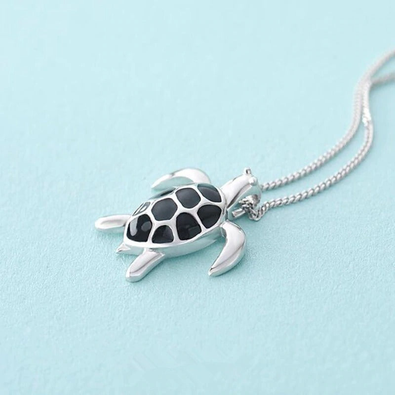 TrendCo™ Sterling Silver Turtle Necklace