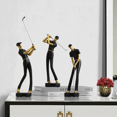 HomeMod™ Modern Golfer Figurines