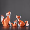 HomeQuill™ Mini Geometric Fox Figurine