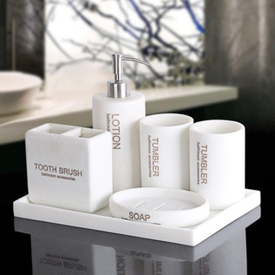 HomeQuill™ Modern Minimalist Bathroom Set
