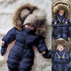 MiniFits™ Baby Down Snowsuit BlueRove Blue 3M