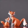 HomeQuill™ Mini Geometric Fox Figurine