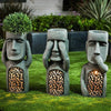 HomeQuill™ Three Wise Easter Island Tiki Statues
