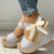 Everything Lace Is Leisure Platform Heels