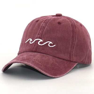 RECAP™ Minimalist Ocean Wave Retro Cap