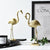 HomeQuill™ Luxury Golden Flamingo Figurines