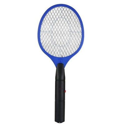 Electric Fly Swatter Hand Held Bug Zapper Tennis Racket HomeQuill Blue