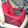 Dog Car Seat - Travel Pet Carrier Bag - Harness, Booster, Cover HomeQuill Red