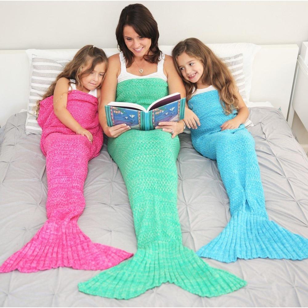SnuggleTail™ Mermaid Blanket HomeQuill 