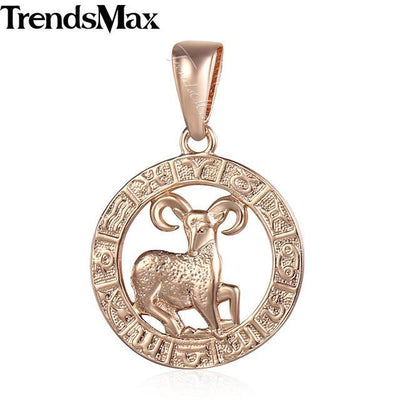 Zodiac Sign Constellations Pendants Necklace HomeQuill GP177 Aries