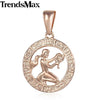 Zodiac Sign Constellations Pendants Necklace HomeQuill GP183 Virgo
