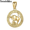 Zodiac Sign Constellations Pendants Necklace HomeQuill GP358 Taurus