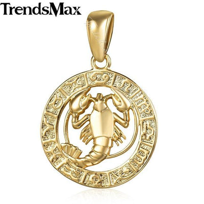 Zodiac Sign Constellations Pendants Necklace HomeQuill GP360 Cancer