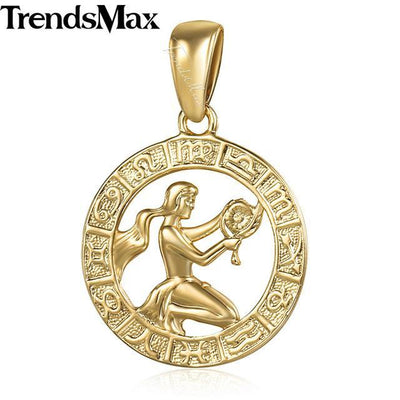 Zodiac Sign Constellations Pendants Necklace HomeQuill GP362 Virgo