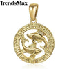 Zodiac Sign Constellations Pendants Necklace HomeQuill GP368 Pisces