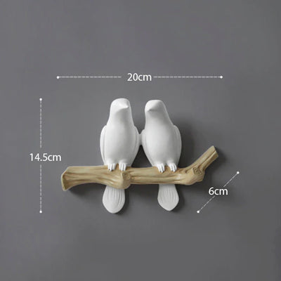 HomeQuill™ Birds on Branches Wall Hooks