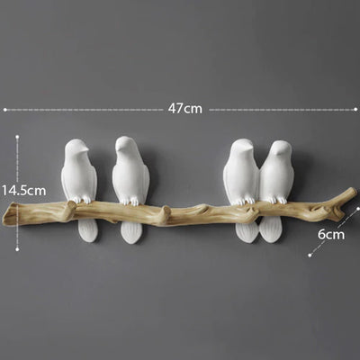 HomeQuill™ Birds on Branches Wall Hooks